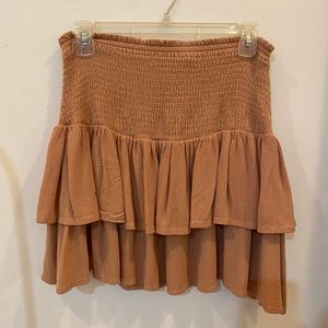 brown/tan skirt